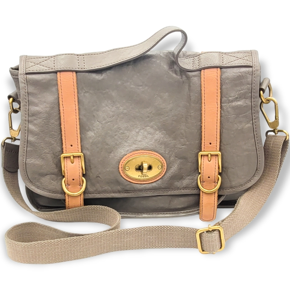 Fossil | Leather Messenger Bag